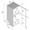 Buzdolabı/dondurucu. Model Dp150i