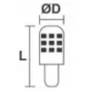 Cam Kapaklı Ledli Ampul