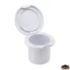 Duş yuvası. Kapaklı