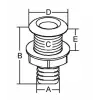 Egzoz çıkışı B 146 C 88MM D118MM