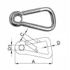 GENİŞ AÇILI KARABİNA, GÖZLÜ 10X100MM