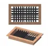 Hava Çıkış Izgarası. Tik Dört Yönlü 152X102 mm