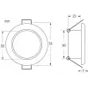 Hella Marine Apelo EuroLED75 RGB/W tavan lambası