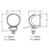 Hella Marine Module 70 Güverte Aydınlatma Lambası