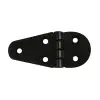 Nuova Rade Plastik Menteşe Semi-Oval 90x40x4.5mm Siyah