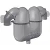 Jeneratör Egzoz Gaz/su Ayırıcısı