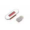 Kokpit/Merdiven lambası 12v sarı ebat 22x24mm