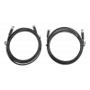 MALE TO FEMALE 3 POLE CABLE 1M (BAG OF 2) (M8)