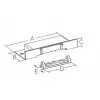Marine Town Kapak Kilidi 111x46mm