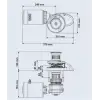 Maxwell RC- 8 Serisi 600W 12V 6 mm Tamburlu Dik Irgat