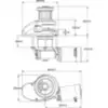 Maxwell RC12-10 Serisi 1200W 12/24V 12 mm Tamburlu Hidrolik Dik Irgat