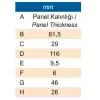 Mobella Kanatlı Tip Kapı Kilidi