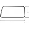 Nuova Rade Krome Plastik Kapak 315x440 mm