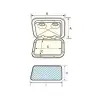 Nuova Rade Topline Plastik Kapak 353x606 mm Kilitli