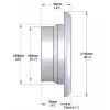 Oceanair vent - light 12V KROM
