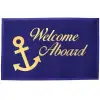 WelcomeMat,Destek Yüzlü,Pvc Mavi 40 X 60Cm
