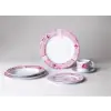 Promo-Line Roses, 20 parça melamin yemek takımı