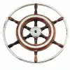 SAVORETTI T3 Krom Çemberli Dümen Simidi - 49cm