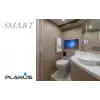Smart 24V Beyaz Kısa Taş Taharet Kitli Tuvalet
