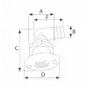 Tank havalandırma 90° Plastik