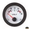 TREM ECO LINE Voltmetre Beyaz 12V Ø52mm Tekne Göstergesi