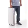 TREM PASARELLA. BEYAZ BOYALI ALUMİNYUM. 220CM, 12 KG