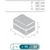 Vitrifrigo Portatif Buzdolabı-dondurucu. Model Vf16p