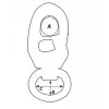 Wichard Speedlink Shackle, Kayışla Bağlantı Yapılabilen Gözlü