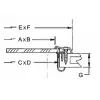Yuvarlak sabit lumboz 127MM
