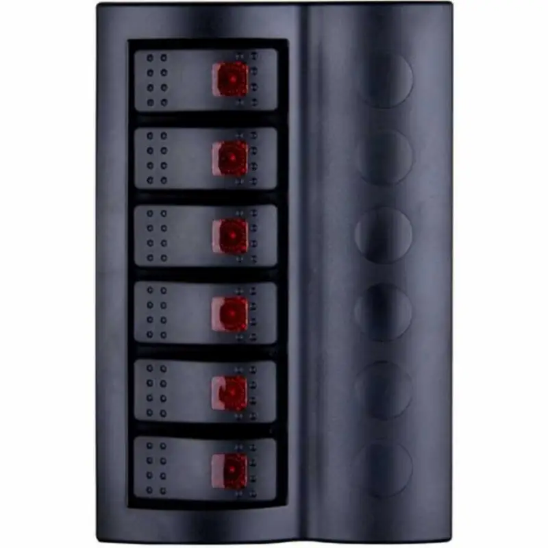 BFY Otomatik Sigortalı ve Işıklı Switch Panel - 4 Anahtarlı