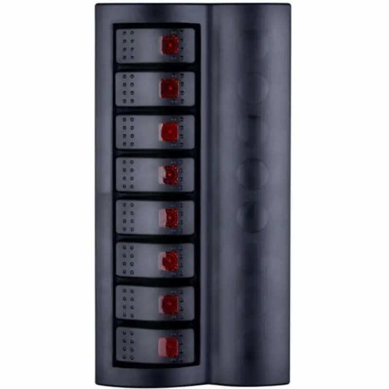 BFY Otomatik Sigortalı ve Işıklı Switch Panel - 4 Anahtarlı