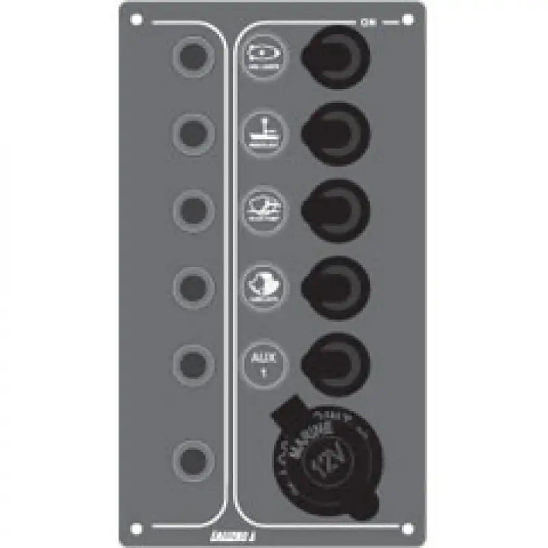 Kontrol Paneli, 5 Sugeçirmez Anahtar Ve Ot. Sigorta, 12V
