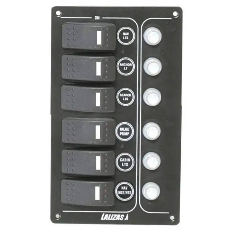 Kontrol Paneli Sp6 Offshore,İşıklı Su Geçirmez 6
