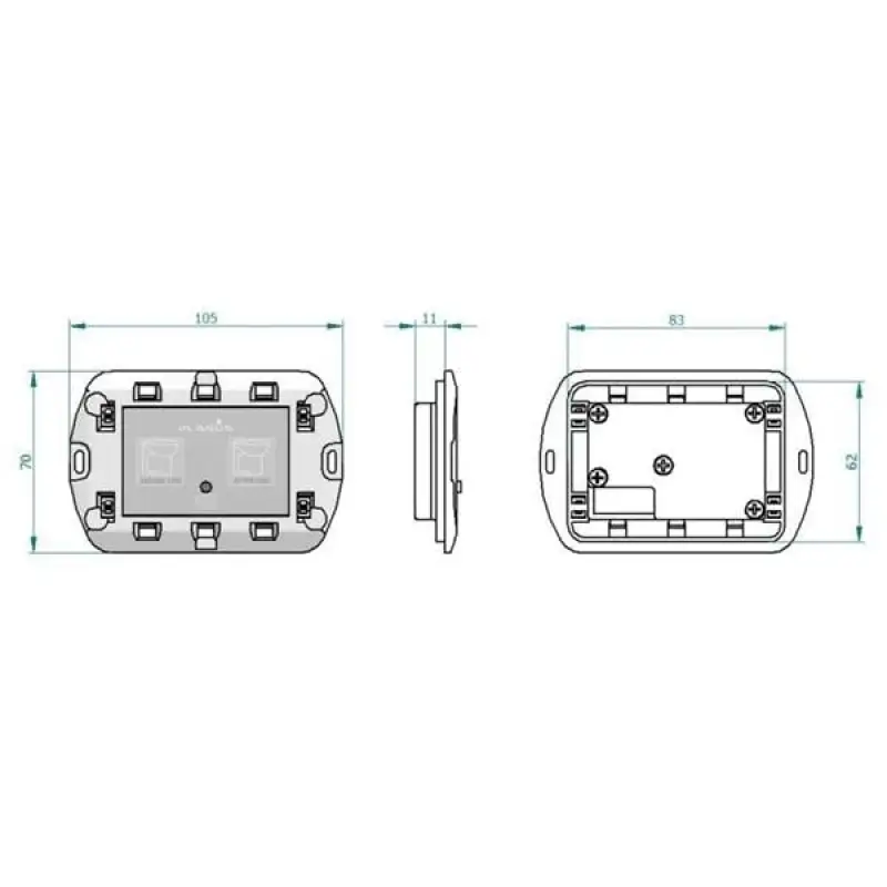 Planus Slim 2 Butonlu Kumanda
