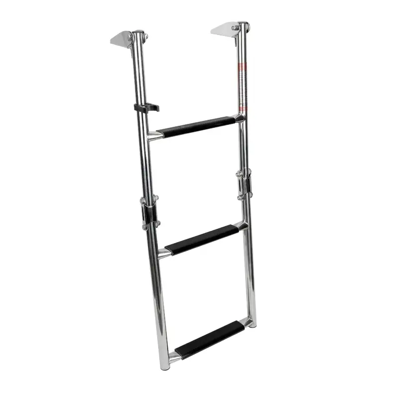Platformlu Merdiven, 2+2 Basamak, İnox 316, Ø 22mm, 276X740mm