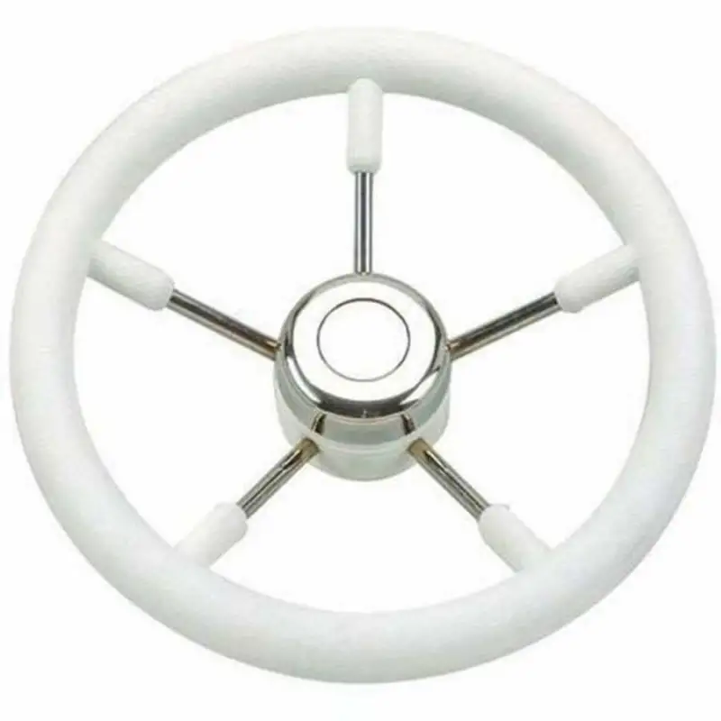 SAVORETTI T9W Plastik Kaplı Beyaz Dümen Simidi - 40cm