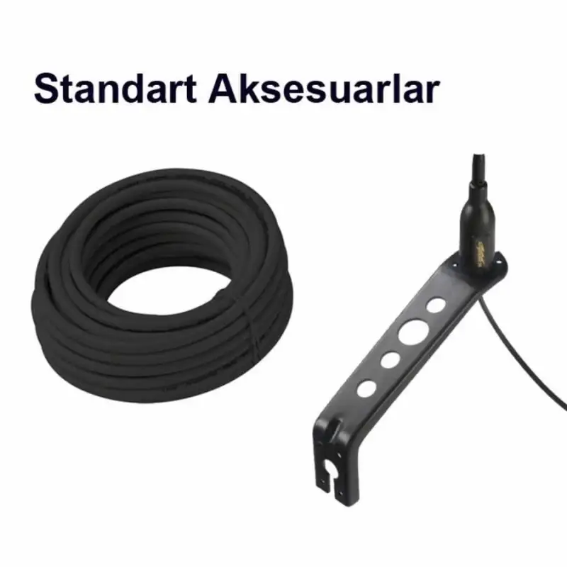 SUPERGAIN Black Swan VHF Anten ve Rüzgar Gülü