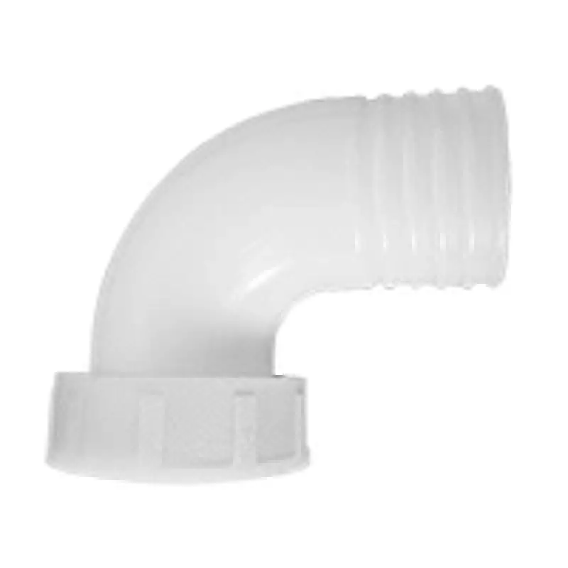 Lalizas Thru-Hull Dirsek 1 1/2 90° Dişi Hortum Ø40mm Beyaz