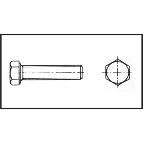 Altı Köşe Civata 4X30 mm Aısı 316 Dın 933