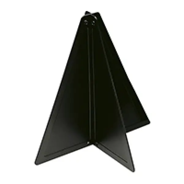 Konik Motorlu Seyir İşareti, 470X330mm, Siyah