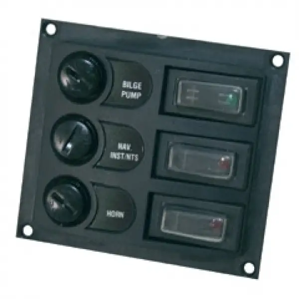 Kontrol Paneli, Anahtar & Sigortalı, Siyah