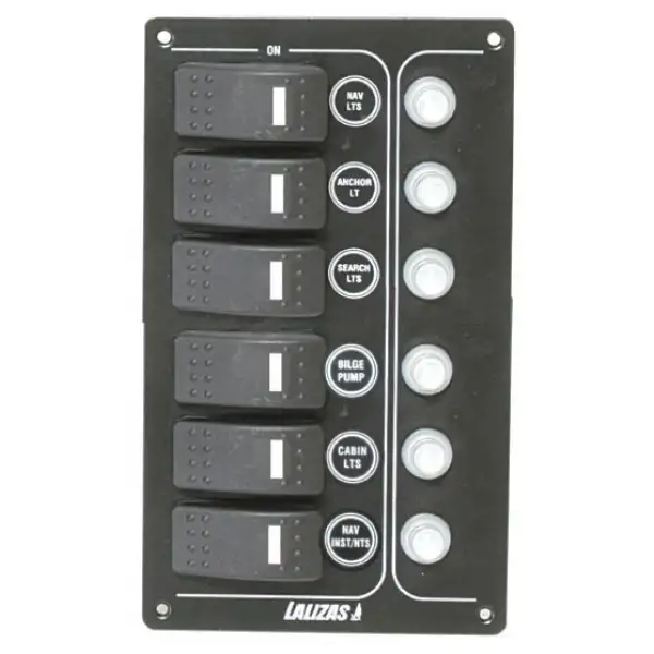 Kontrol Paneli Sp6 Offshore,İşıklı Su Geçirmez 6