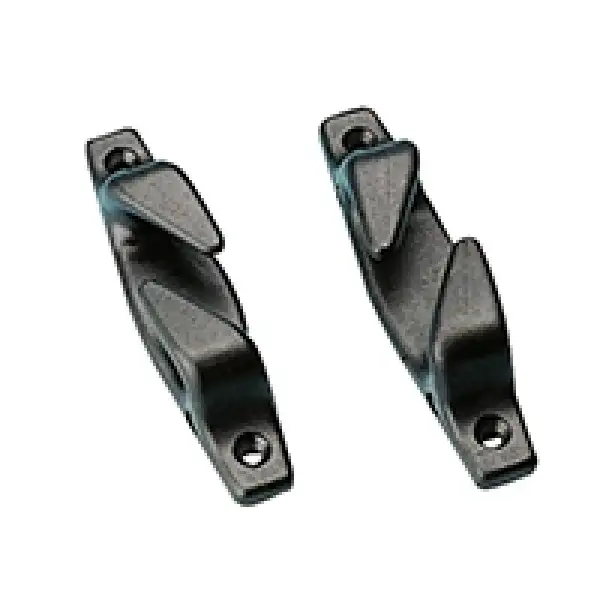 Lalizas Plastik Kurt Ağzı Siyah 120x14mm Çift