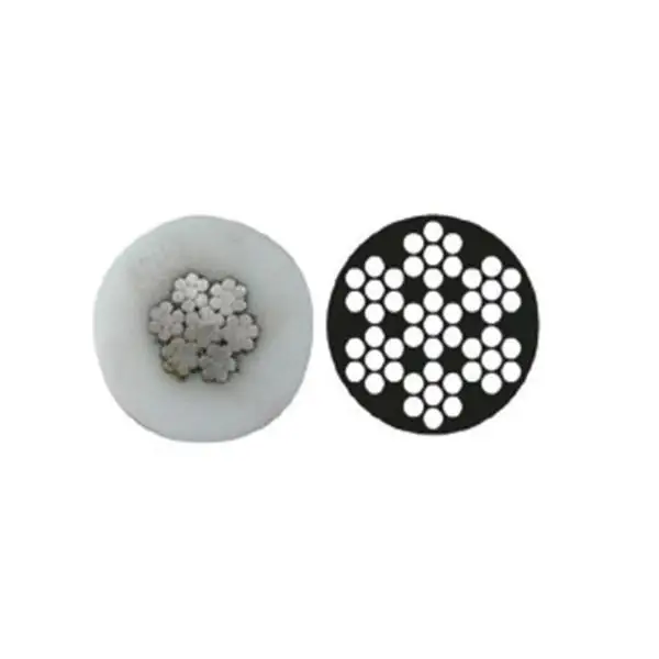 KWING METAL Paslanmaz Çelik İzoleli Halat 4x6mm 7x7 AISI316
