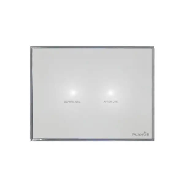 Planus Beyaz Full Glass Touch Panel 2 Butonlu