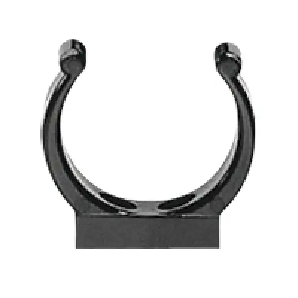 Plastik Klips, Ø 19mm, Siyah