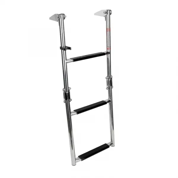 Platformlu Merdiven, 2+2 Basamak, İnox 316, Ø 22mm, 276X740mm