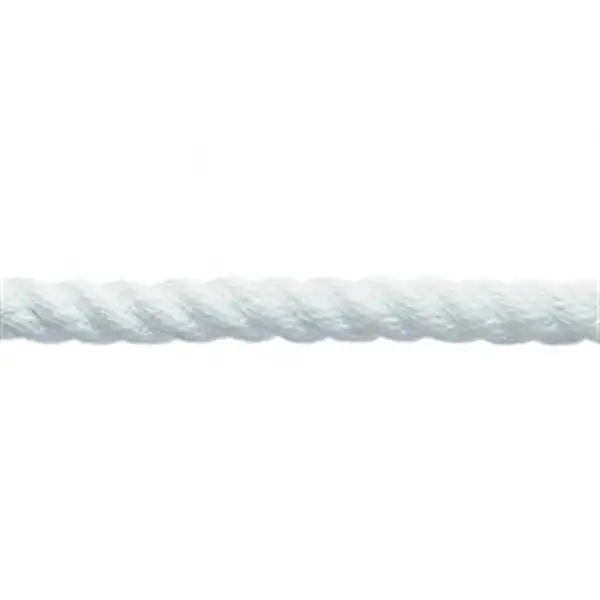 Polyester örgü halat, beyaz, 24mm