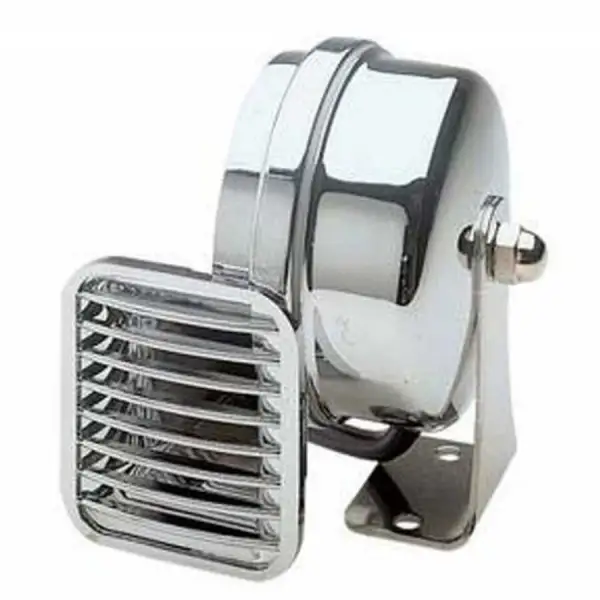 Salyangoz Tekli Krom Korna / 12V