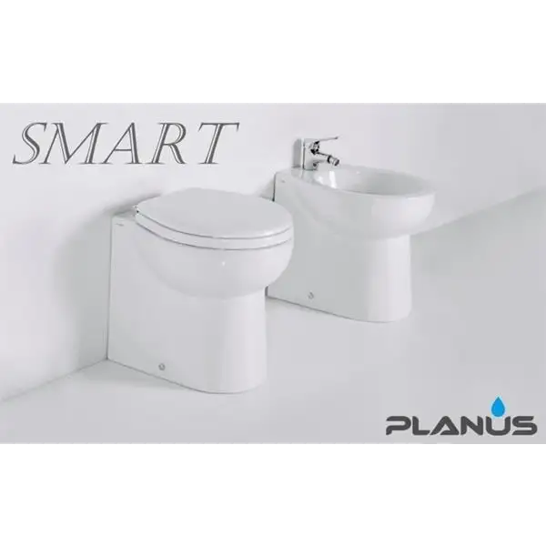 Smart 24V Beyaz Kısa Taş Taharet Kitli Tuvalet